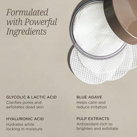 Colleen Rothschild pad in hand application demonstrating simple at-home use benefit