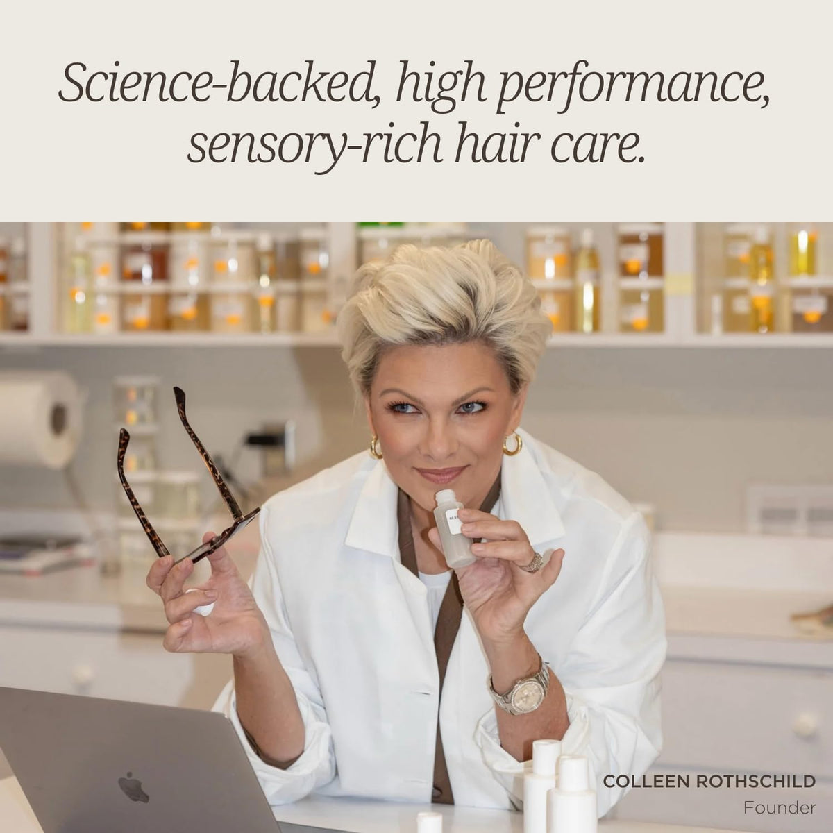 COLLEEN ROTHSCHILD product in bathroom spa setting for relaxing use