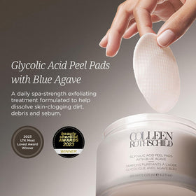 Colleen Rothschild textured pad close-up revealing gentle exfoliation benefit