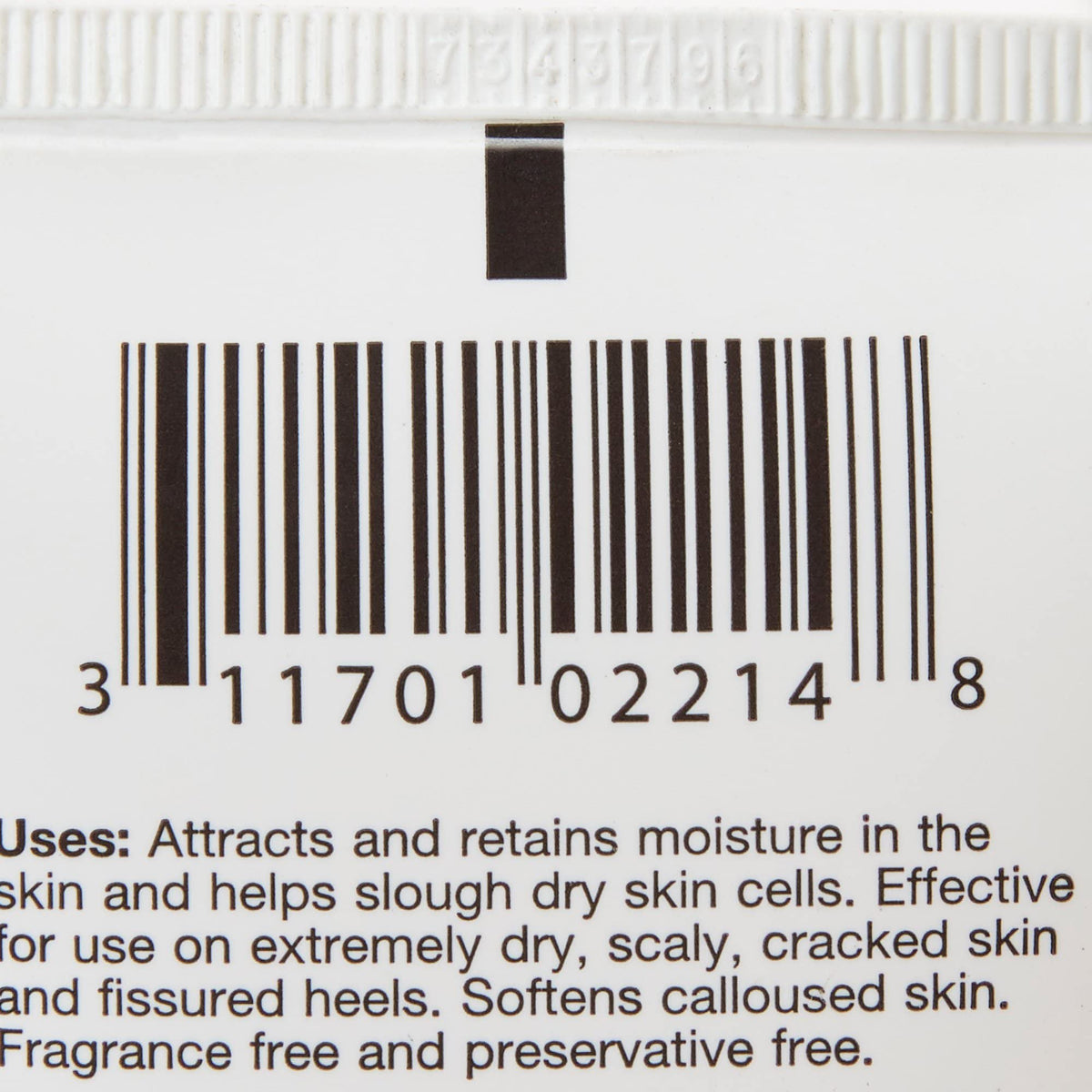 Applying Coloplast Atrac-Tain to heel to soften callused skin and improve comfort
