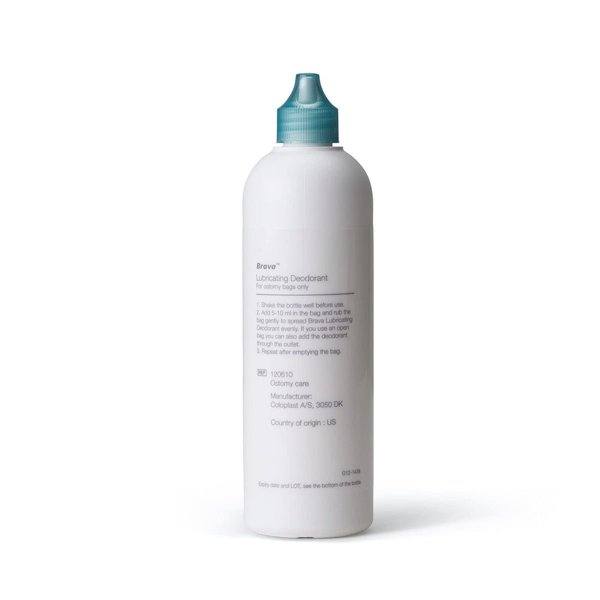 Coloplast Brava droplet close-up illustrating lubricating texture for easier emptying
