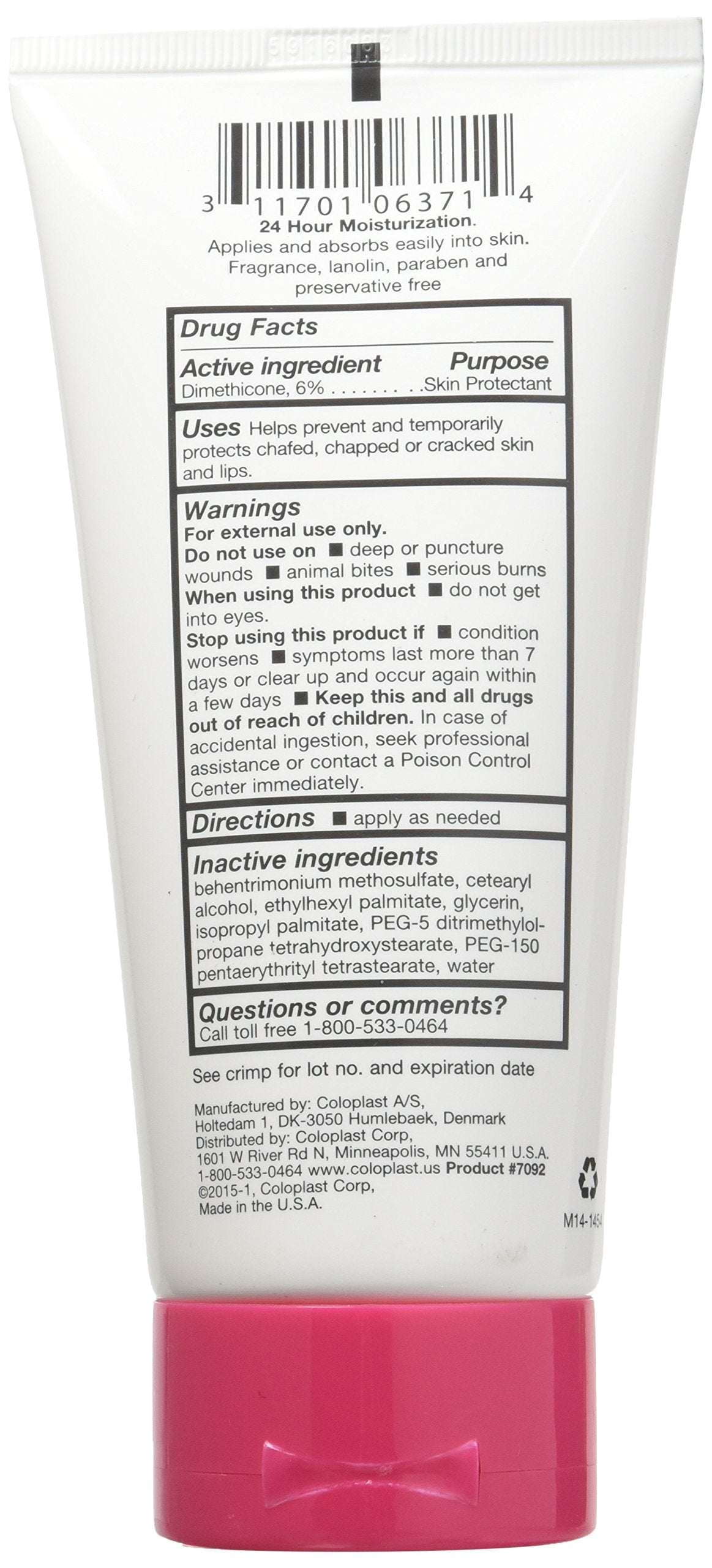 Coloplast Sween 24 cream texture close-up demonstrating non-greasy protective barrier