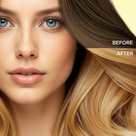 Applying Color Oops to dry hair to remove permanent dye safely and efficiently