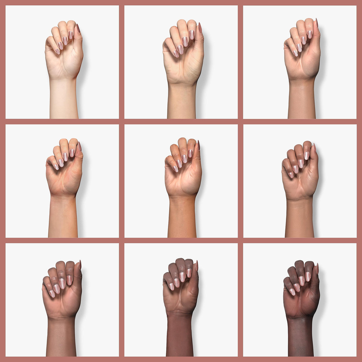 Applying a Color Street strip to a fingernail for quick salon-quality benefit