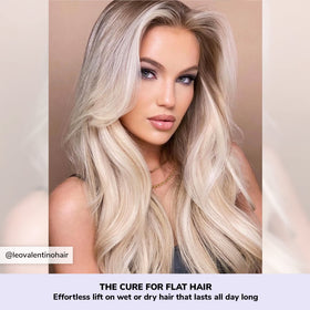 COLOR WOW before and after root lift comparison showing noticeable volume improvement