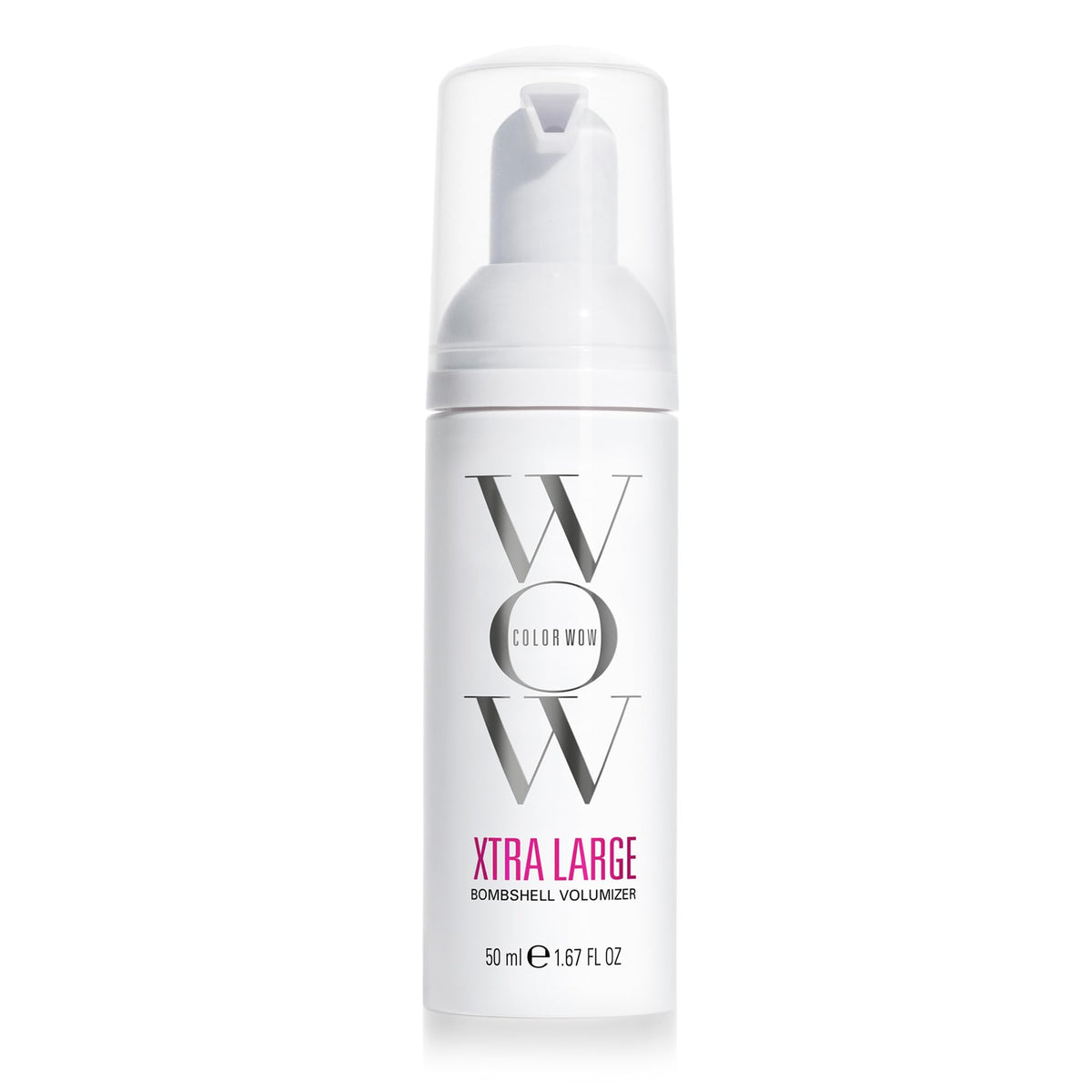 COLOR WOW bottle front packaging showing brand and volumizer benefits