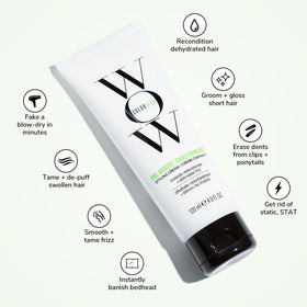 COLOR WOW cream texture close-up showing smooth, lightweight formula and absorption benefit