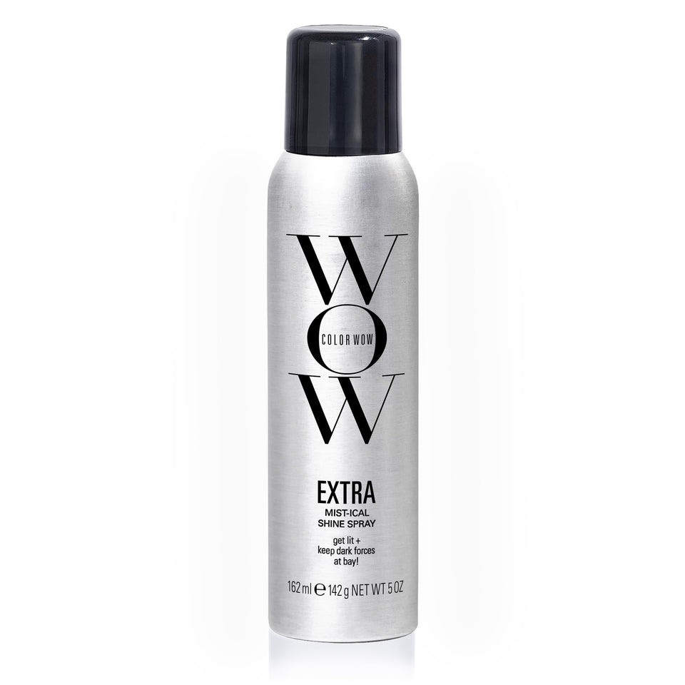 COLOR WOW bottle front packaging showing label and sleek design for salon shine