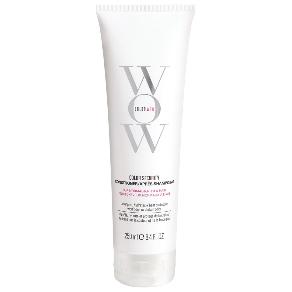 COLOR WOW front bottle showing product packaging and easy-pour benefit
