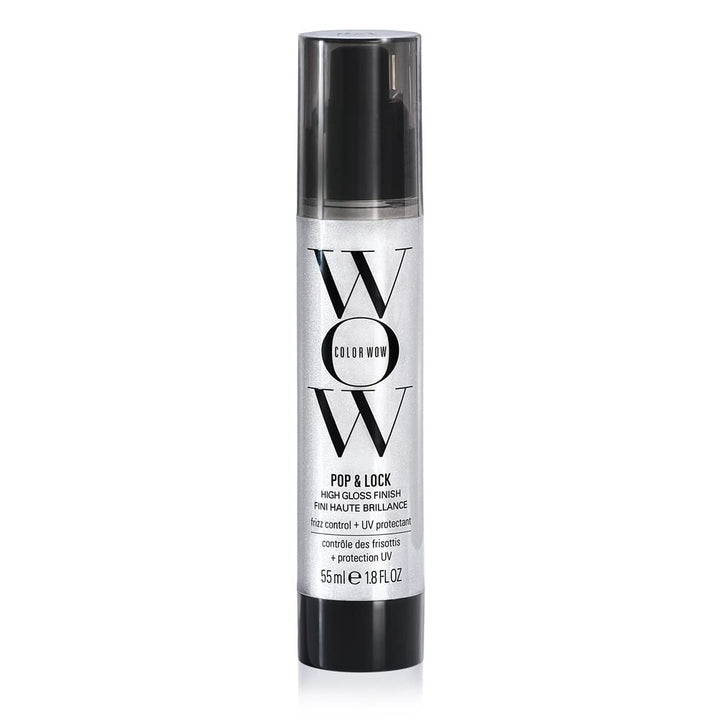 COLOR WOW bottle front view showing sleek packaging and instant shine benefit