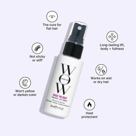 COLOR WOW close-up of formula texture highlighting clear resins for lightweight lift