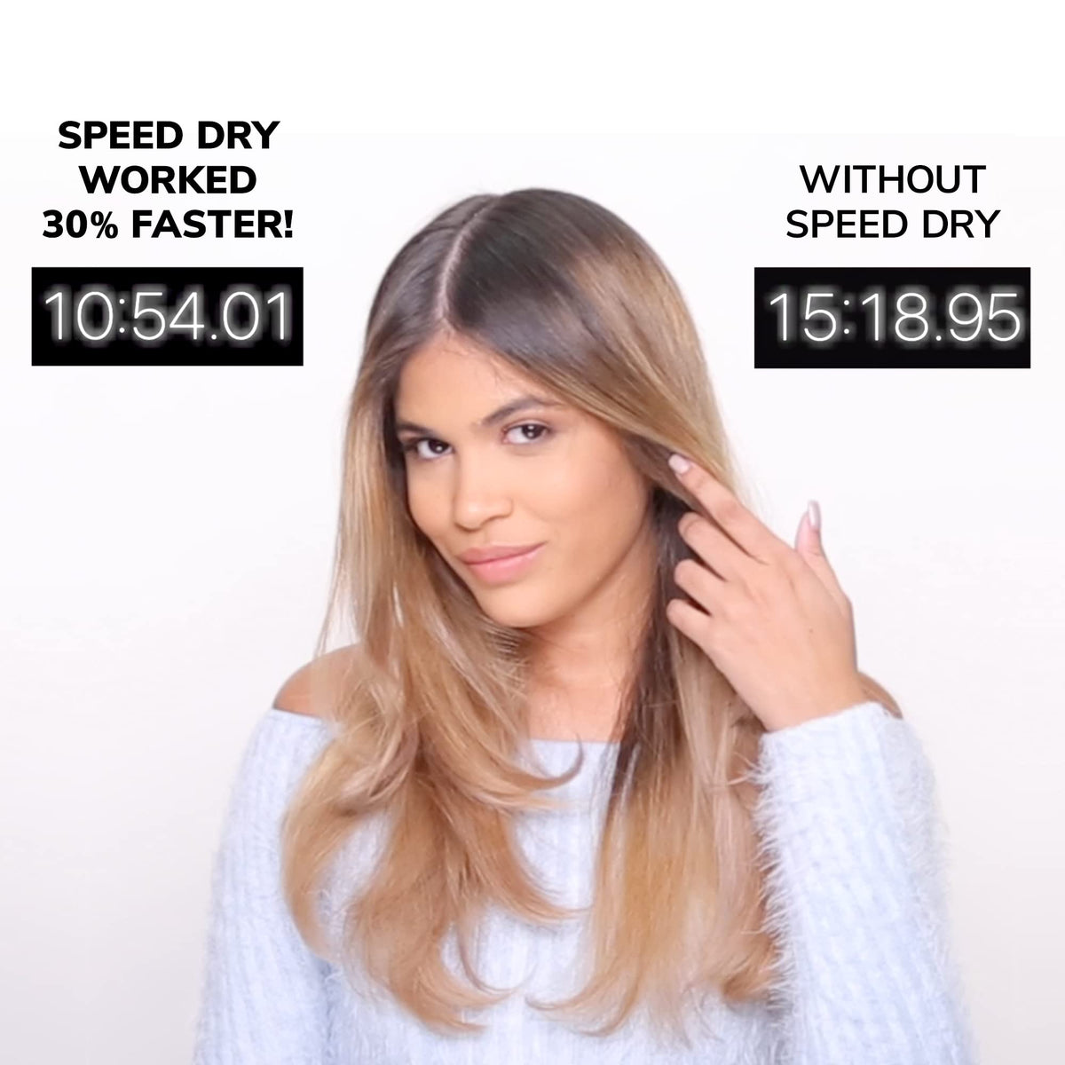 COLOR WOW product in salon setting demonstrating professional-style results benefit