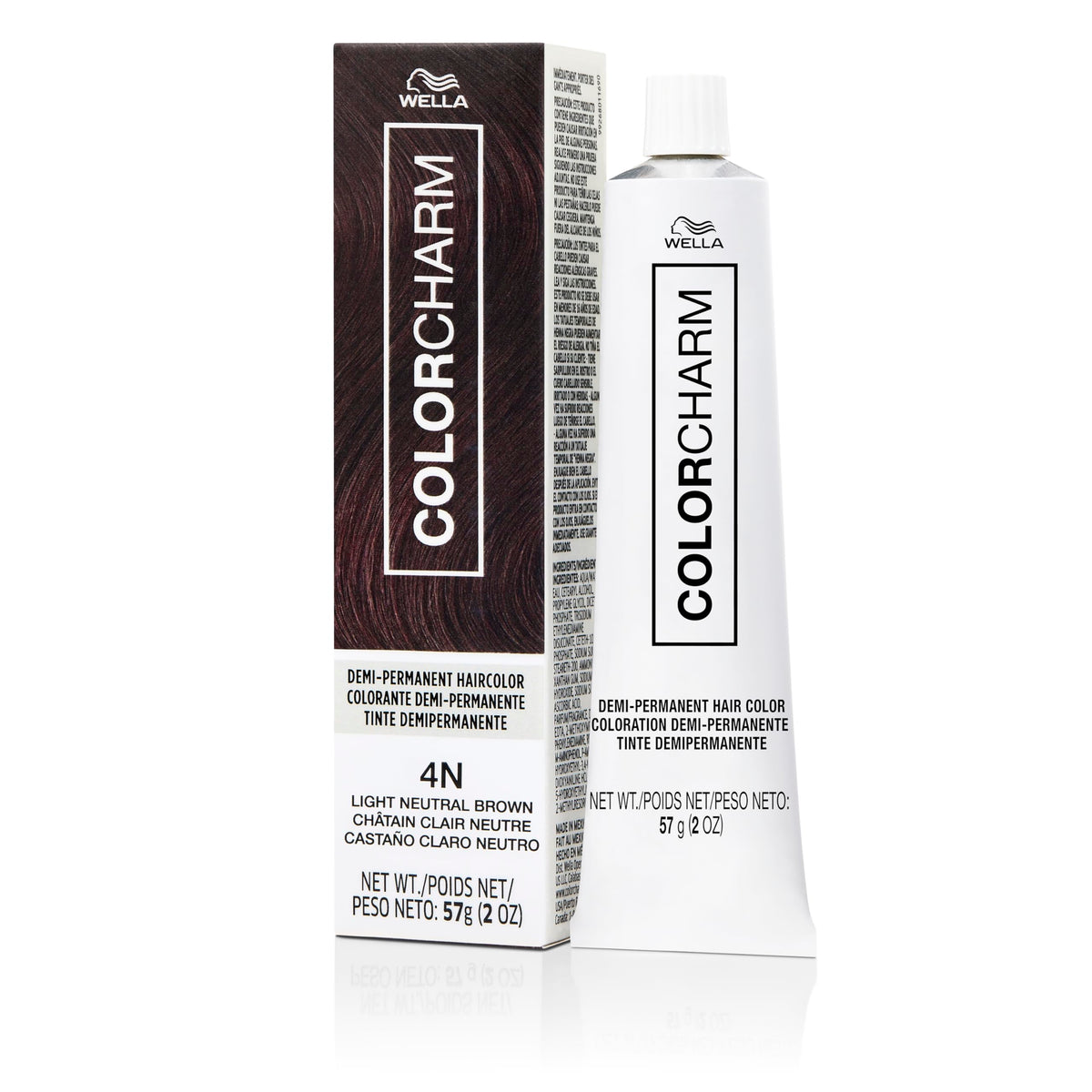 COLORCHARM front packaging showing 4N Light Neutral Brown and benefits