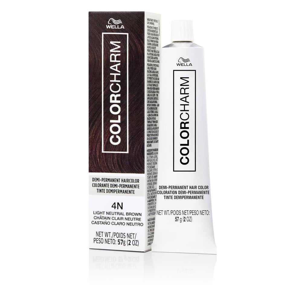 COLORCHARM front packaging showing 4N Light Neutral Brown and benefits