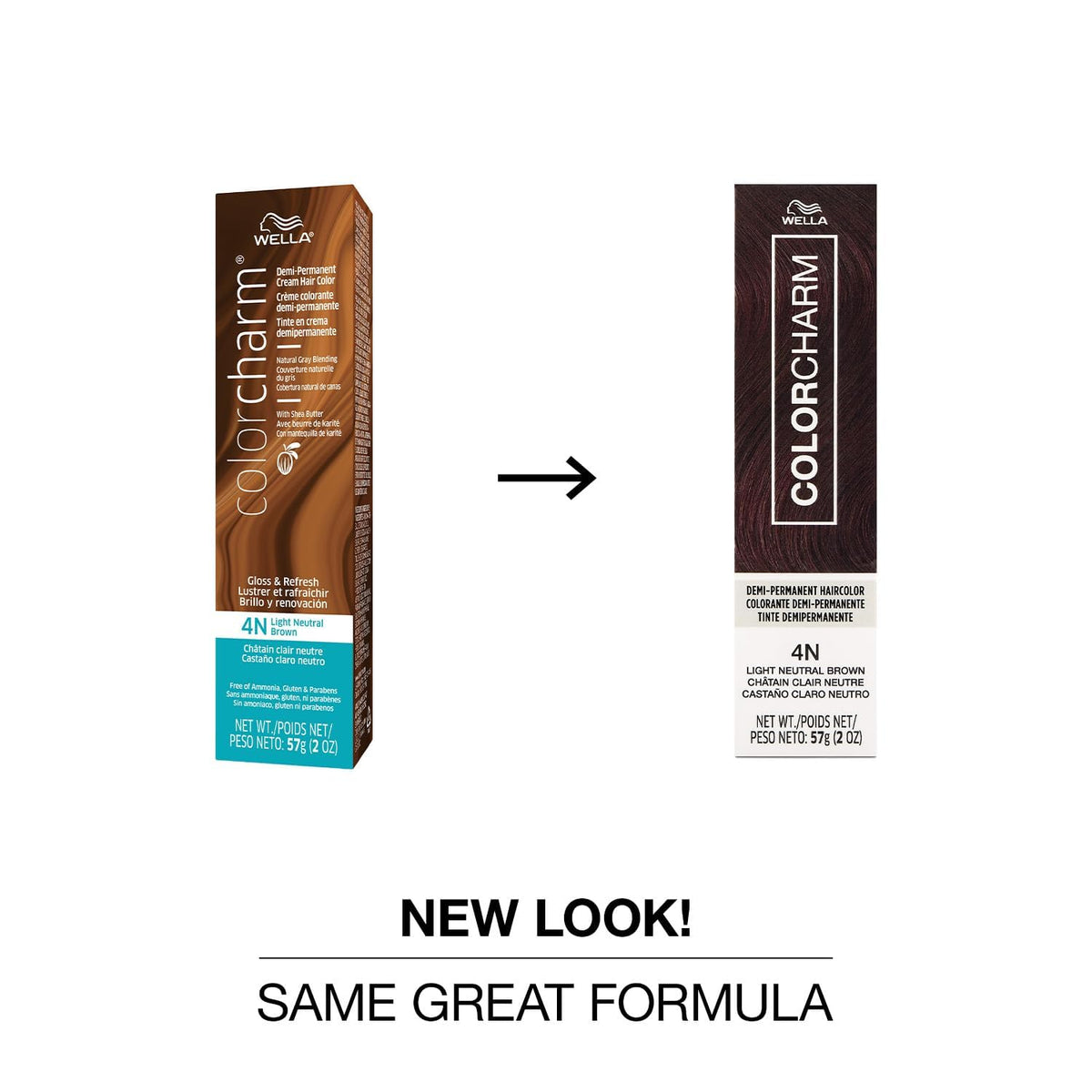 COLORCHARM close-up of demi-permanent color texture for even coverage