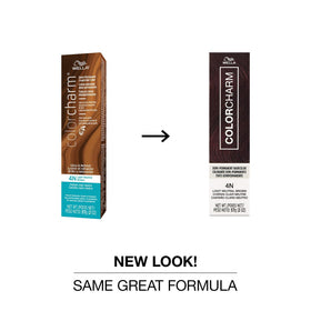 COLORCHARM close-up of demi-permanent color texture for even coverage