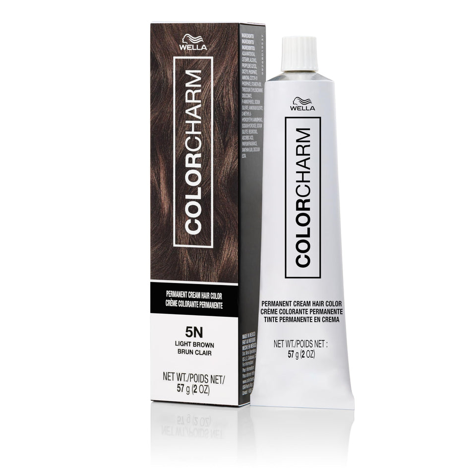 COLORCHARM front packaging showing 5N light brown and BondGuard benefits