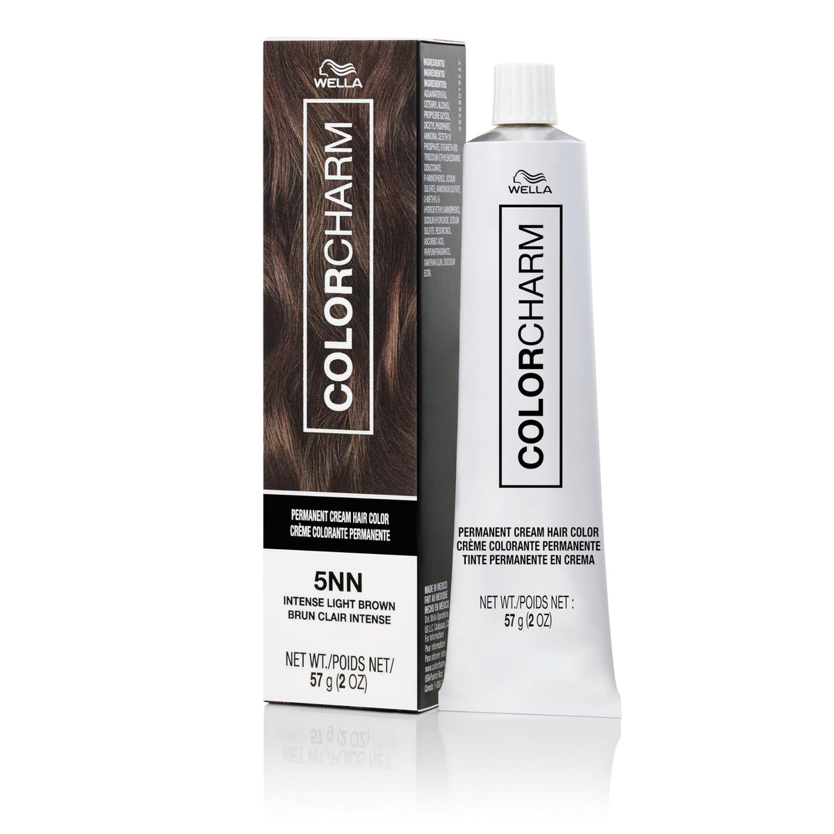 COLORCHARM front packaging showing 5NN shade and benefits
