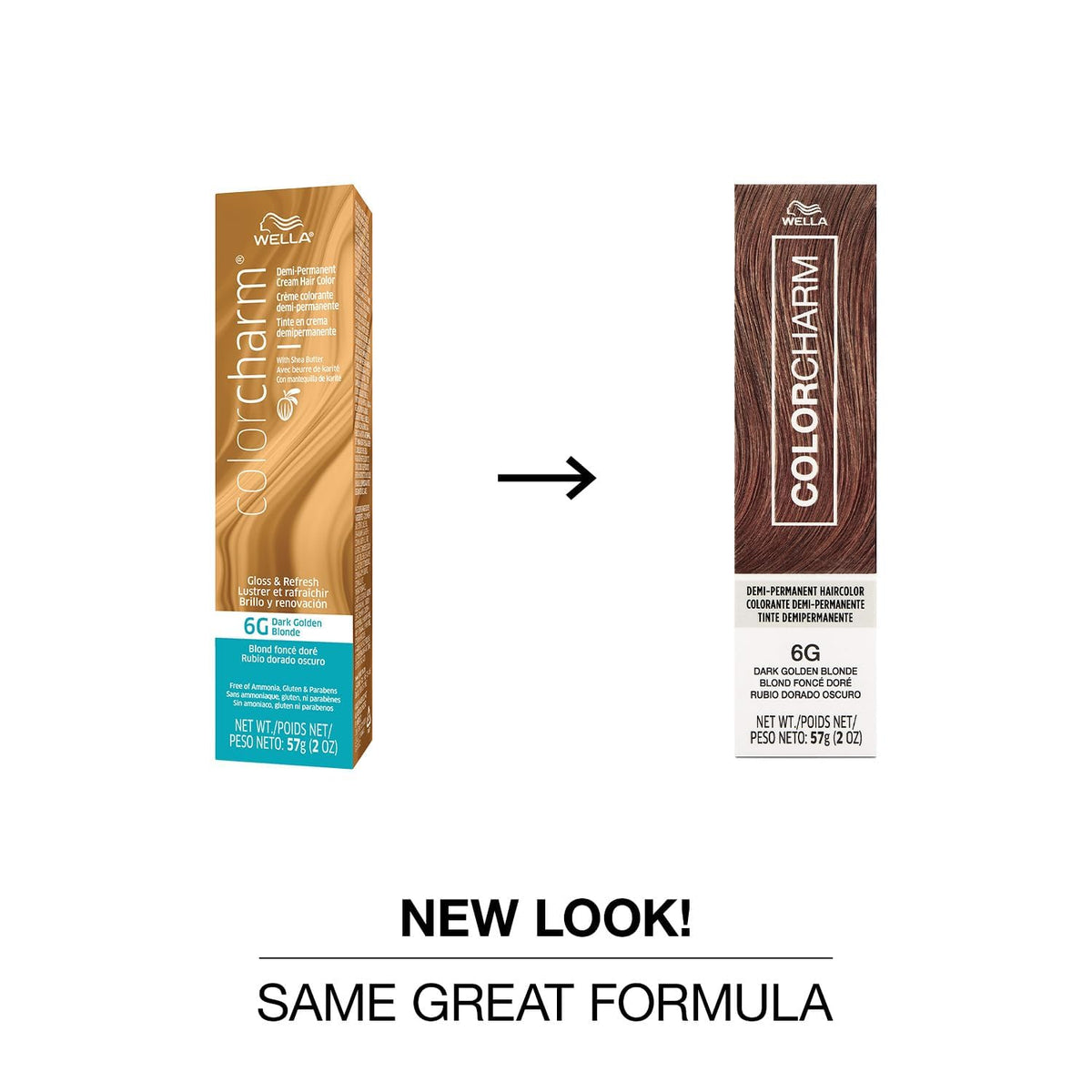 COLORCHARM creamy demi-permanent texture close-up highlighting shea butter glide