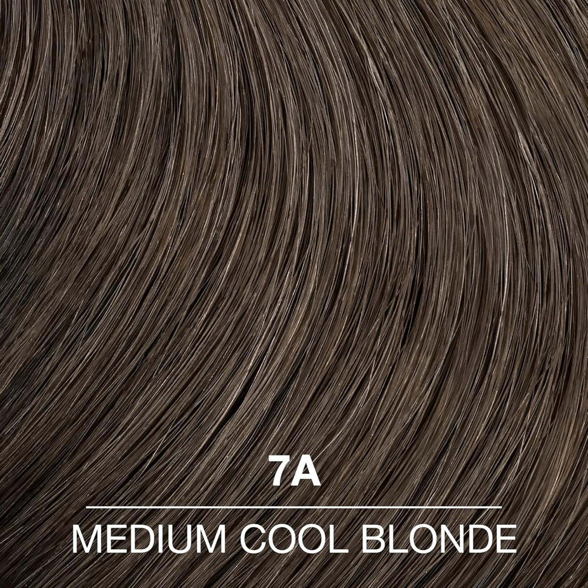 COLORCHARM 7A applied to a hair strand demonstrating pigment payoff and control