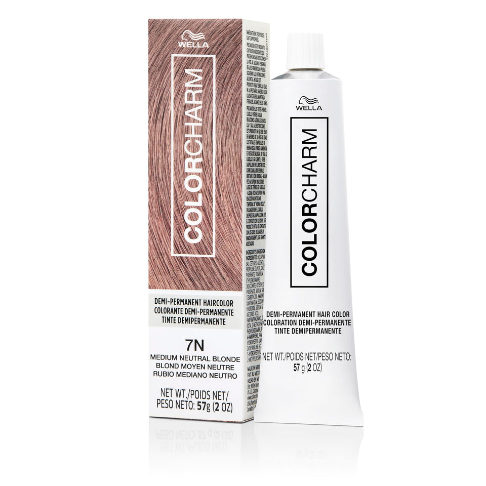 COLORCHARM front packaging showing 7N bottle and gloss benefit