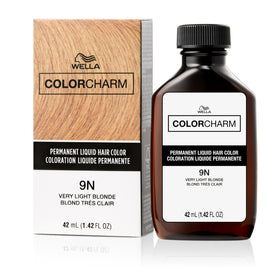 COLORCHARM front packaging showing 9N very light blonde and benefits