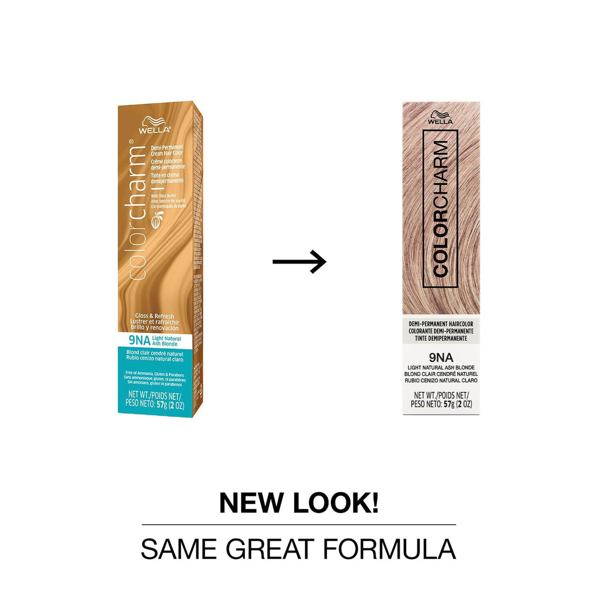 COLORCHARM cream texture close-up highlighting smooth conditioning benefit