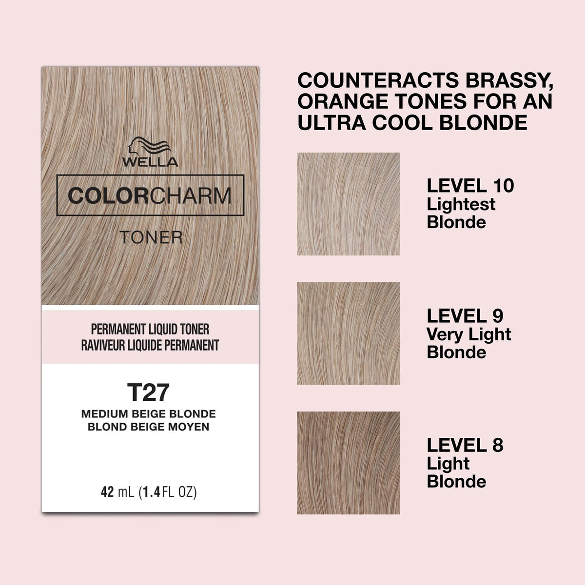 COLORCHARM application brush applying toner for precise neutralization benefit