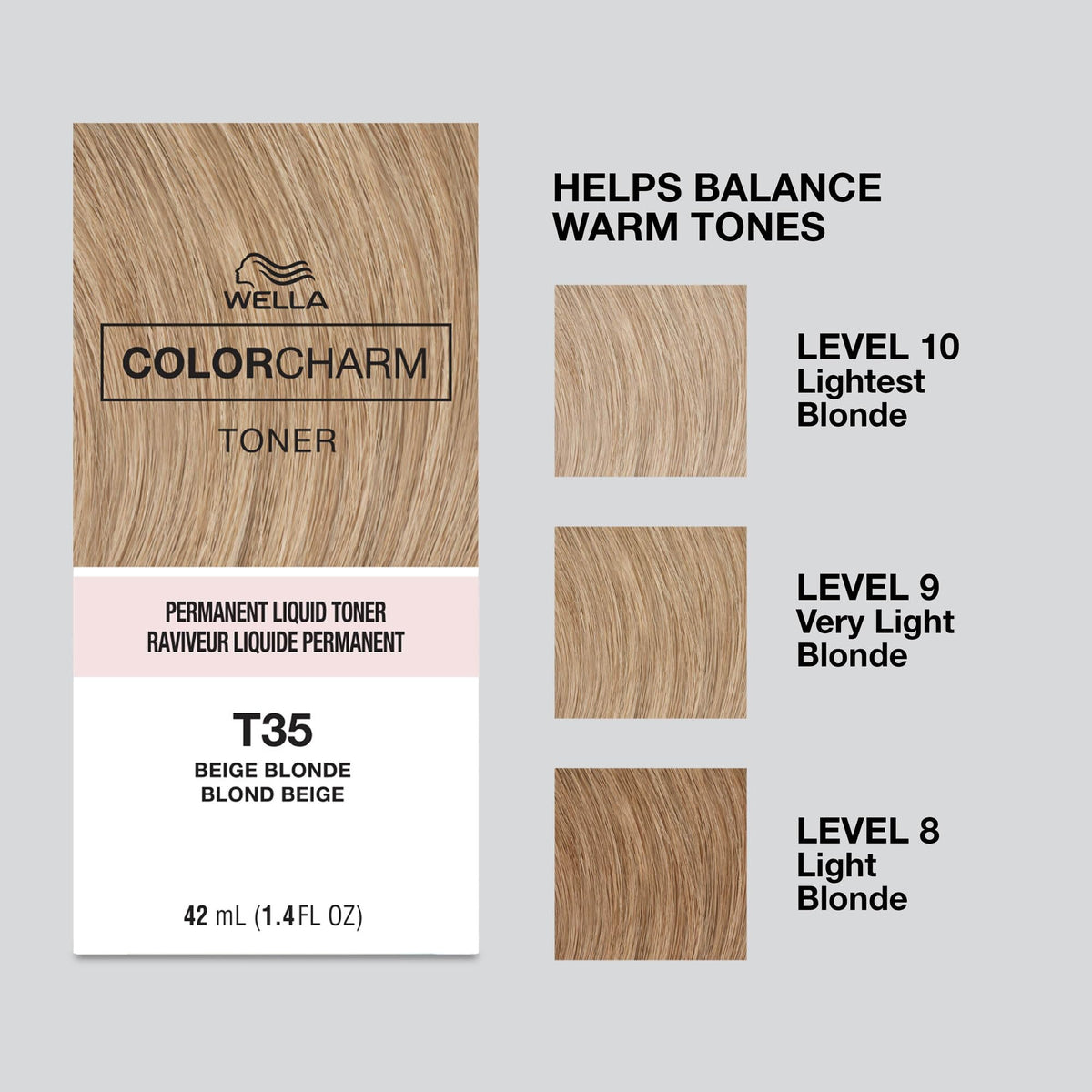 COLORCHARM application brush applying toner for even, professional results