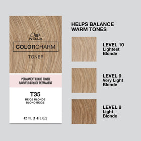 COLORCHARM application brush applying toner for even, professional results