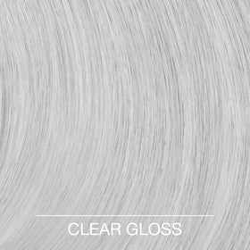 COLORCHARM clear gloss being applied with a brush demonstrating smooth coverage