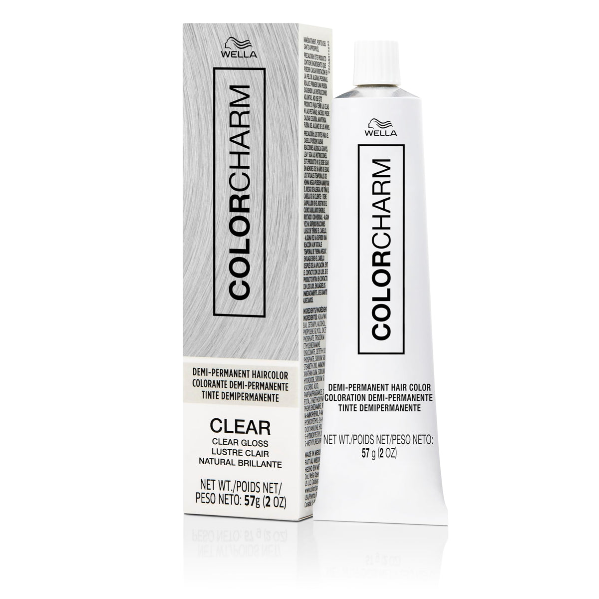 COLORCHARM clear gloss front bottle showing sleek packaging and shine boost