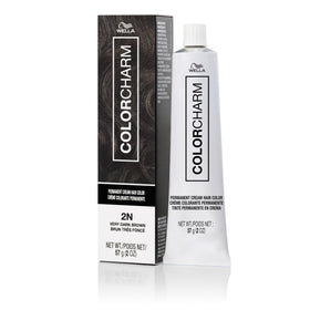 COLORCHARM front packaging showing 2N Very Dark Brown and benefits