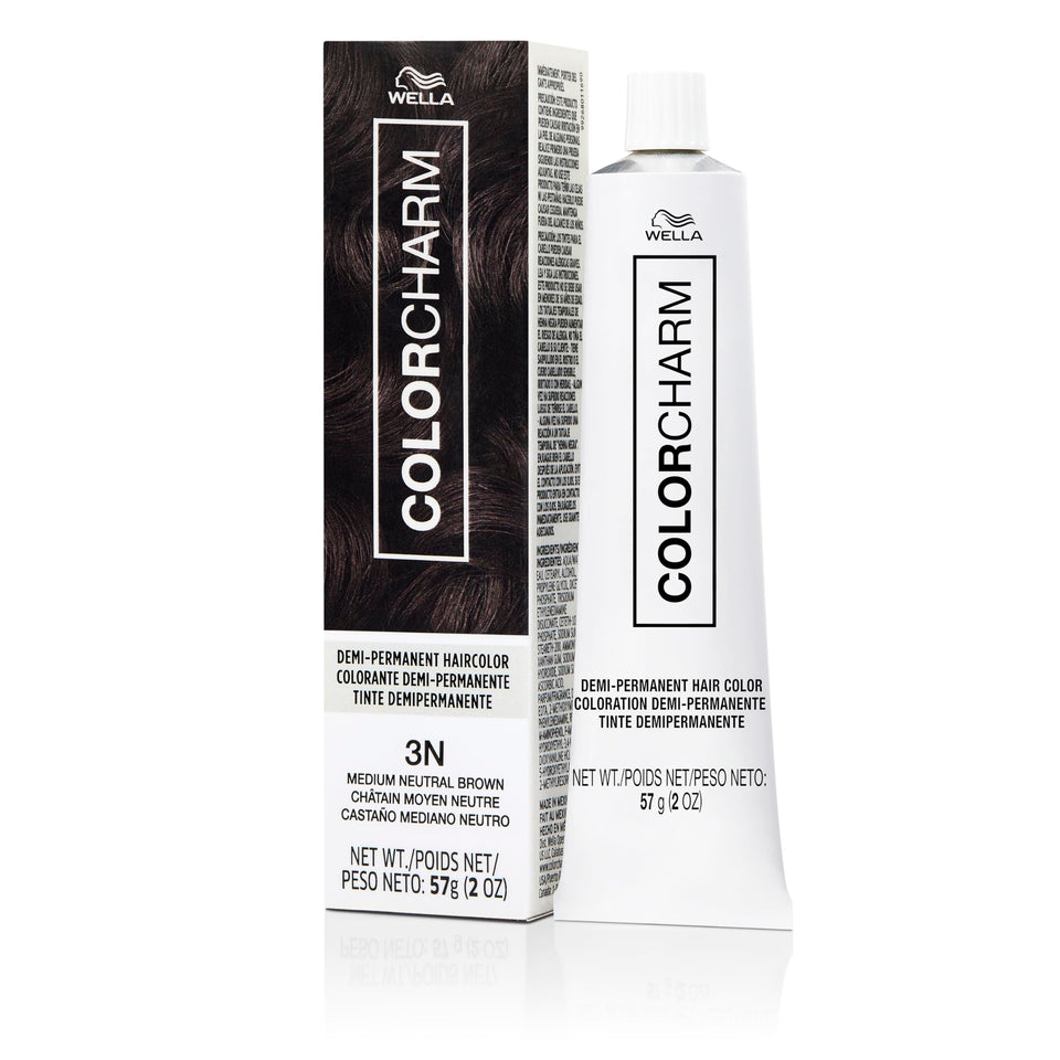 COLORCHARM front packaging showing 3N medium neutral brown with clear product benefit