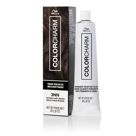 COLORCHARM front packaging showing 3NN intense dark brown and benefits
