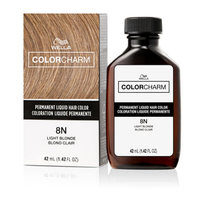 COLORCHARM front packaging 8N Light Blonde showing shade and label benefit