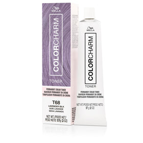 COLORCHARM front packaging T68 Lavender Silk showing shade and benefits