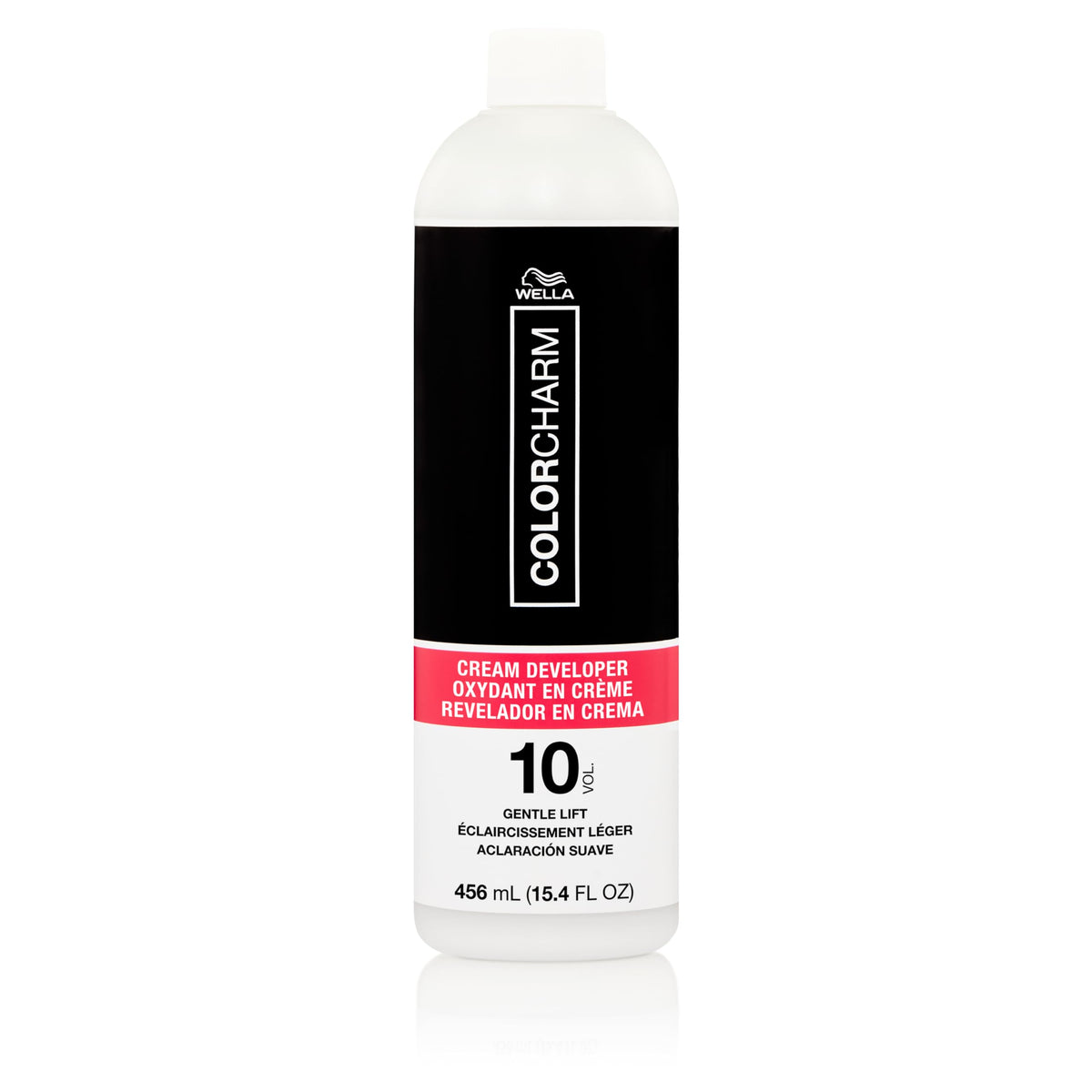 COLORCHARM front bottle shot showing clear label and benefit of consistent color mixing
