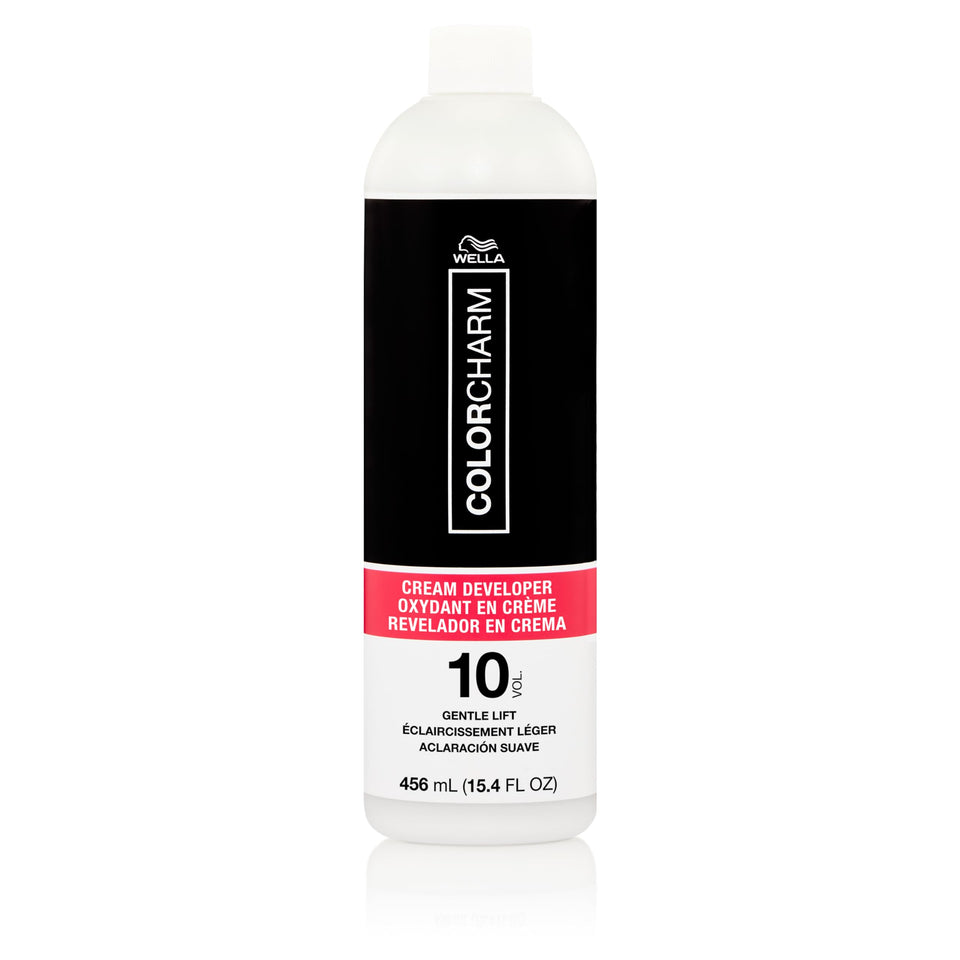 COLORCHARM front bottle shot showing clear label and benefit of consistent color mixing