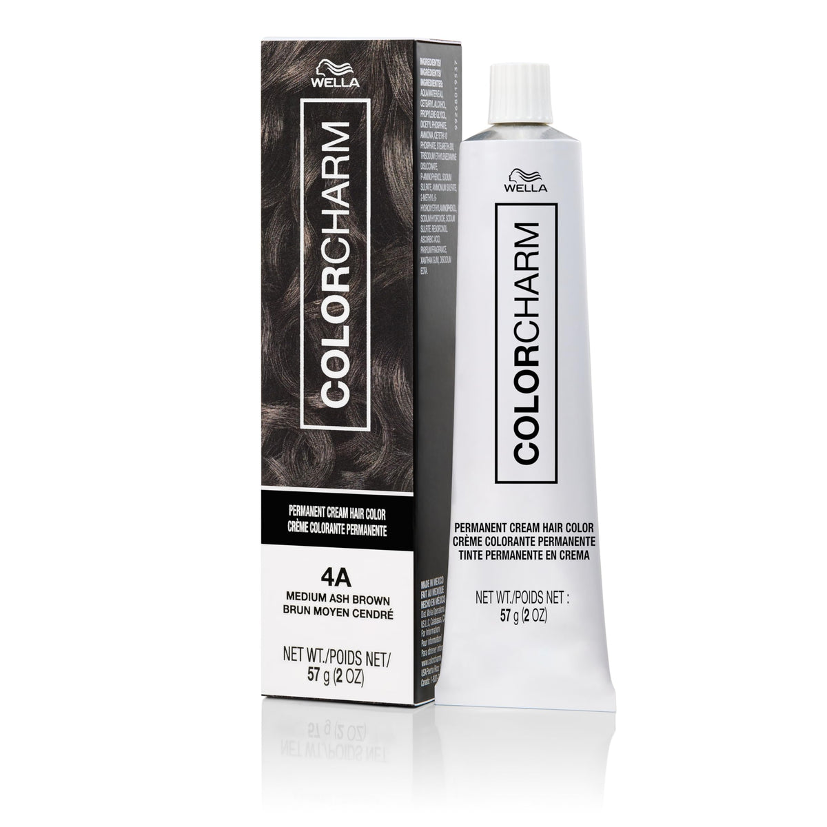 COLORCHARM front packaging showing medium ash brown shade and benefits