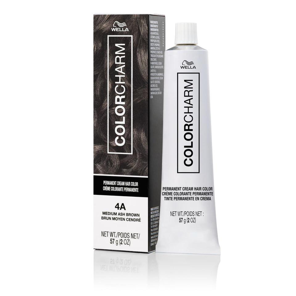 COLORCHARM front packaging showing medium ash brown shade and benefits