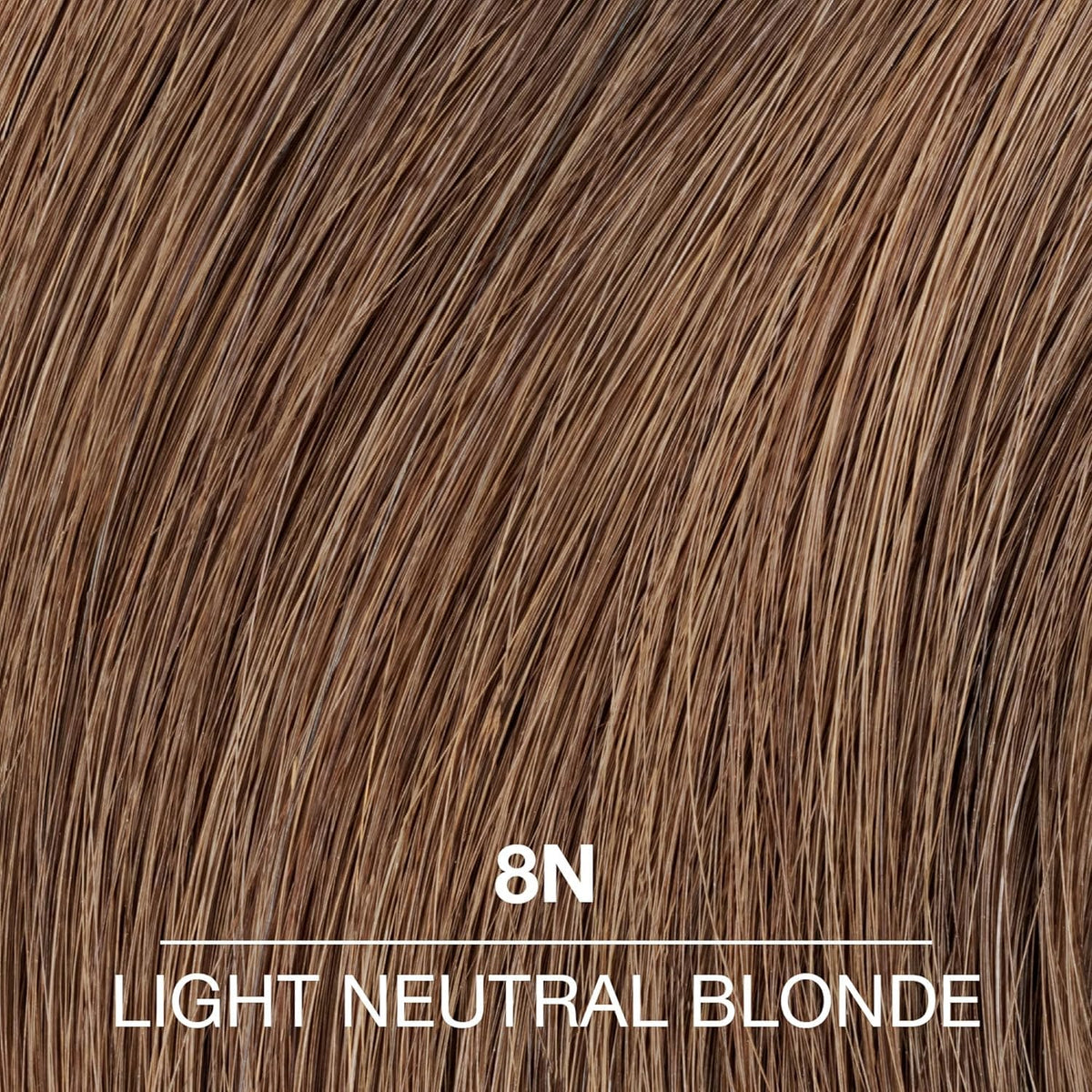 COLORCHARM hair swatch on a strand showing neutralized brass and enhanced shine