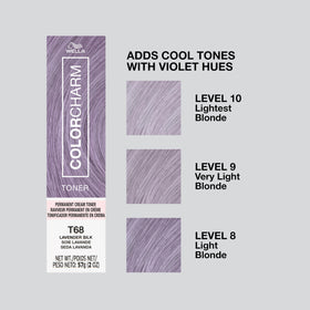 COLORCHARM product label highlighting ingredient and free-from claims