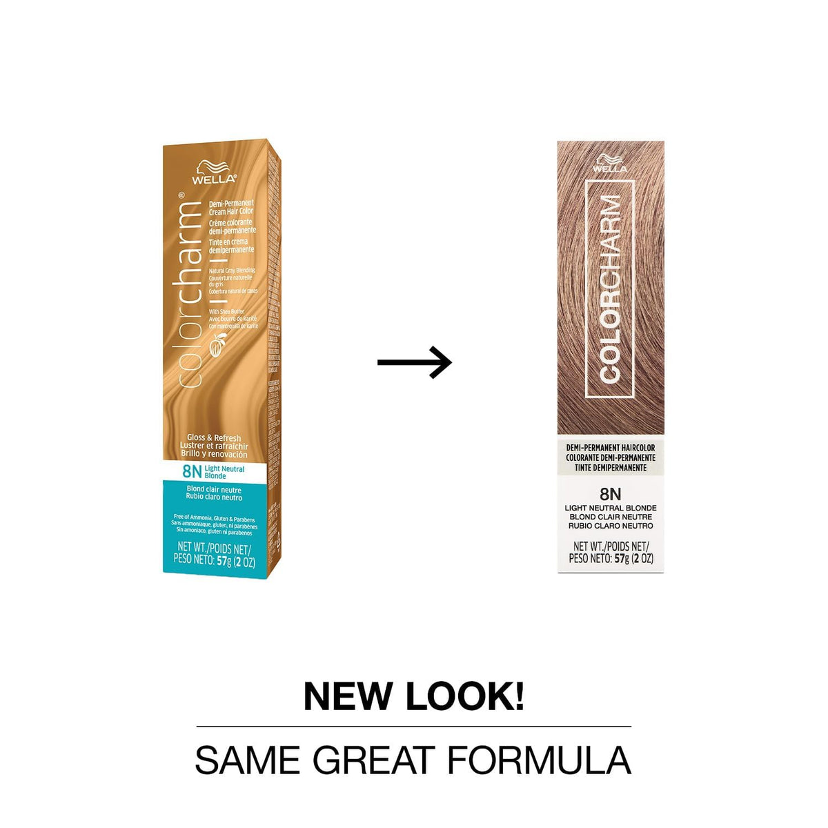COLORCHARM open cap with creamy texture and conditioning shea butter benefit