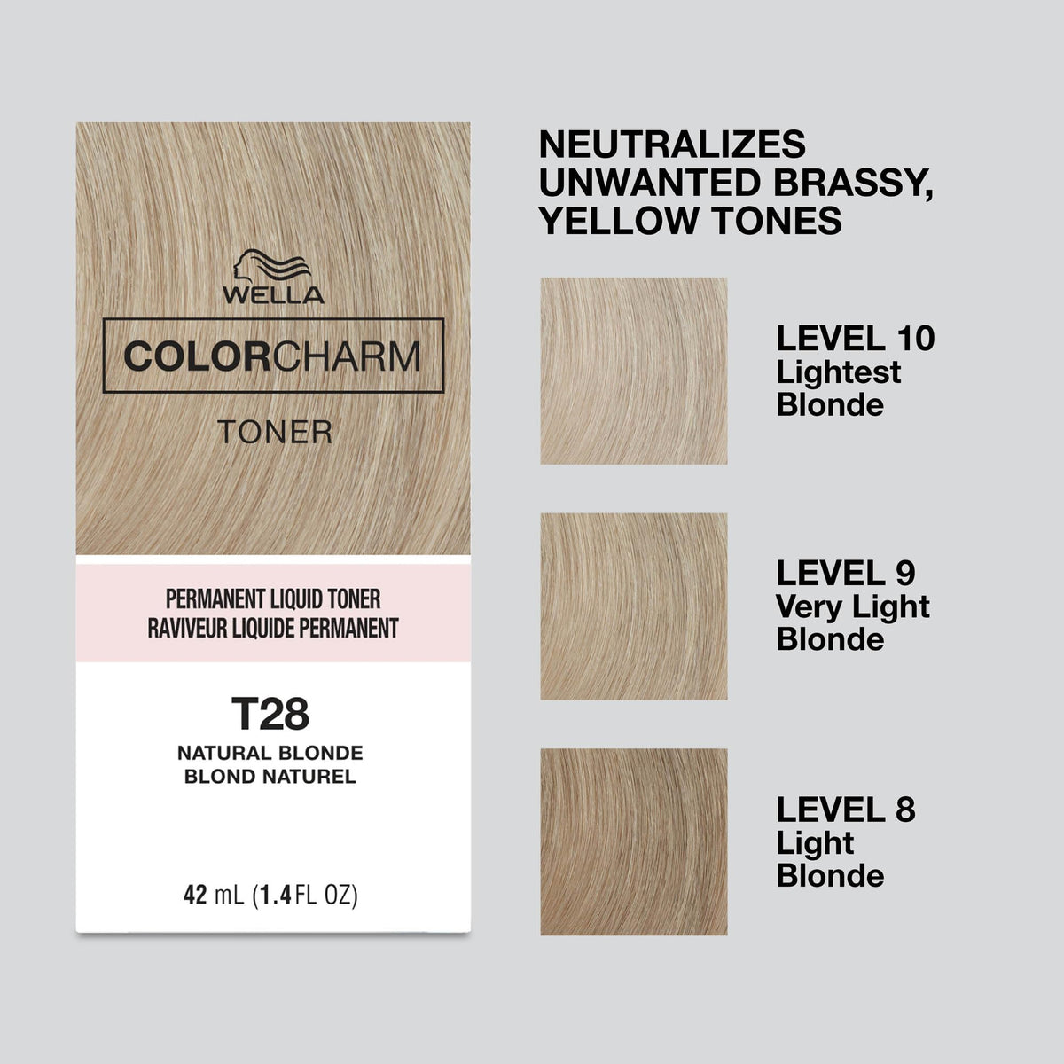 COLORCHARM back label with instructions and ingredient clarity benefit