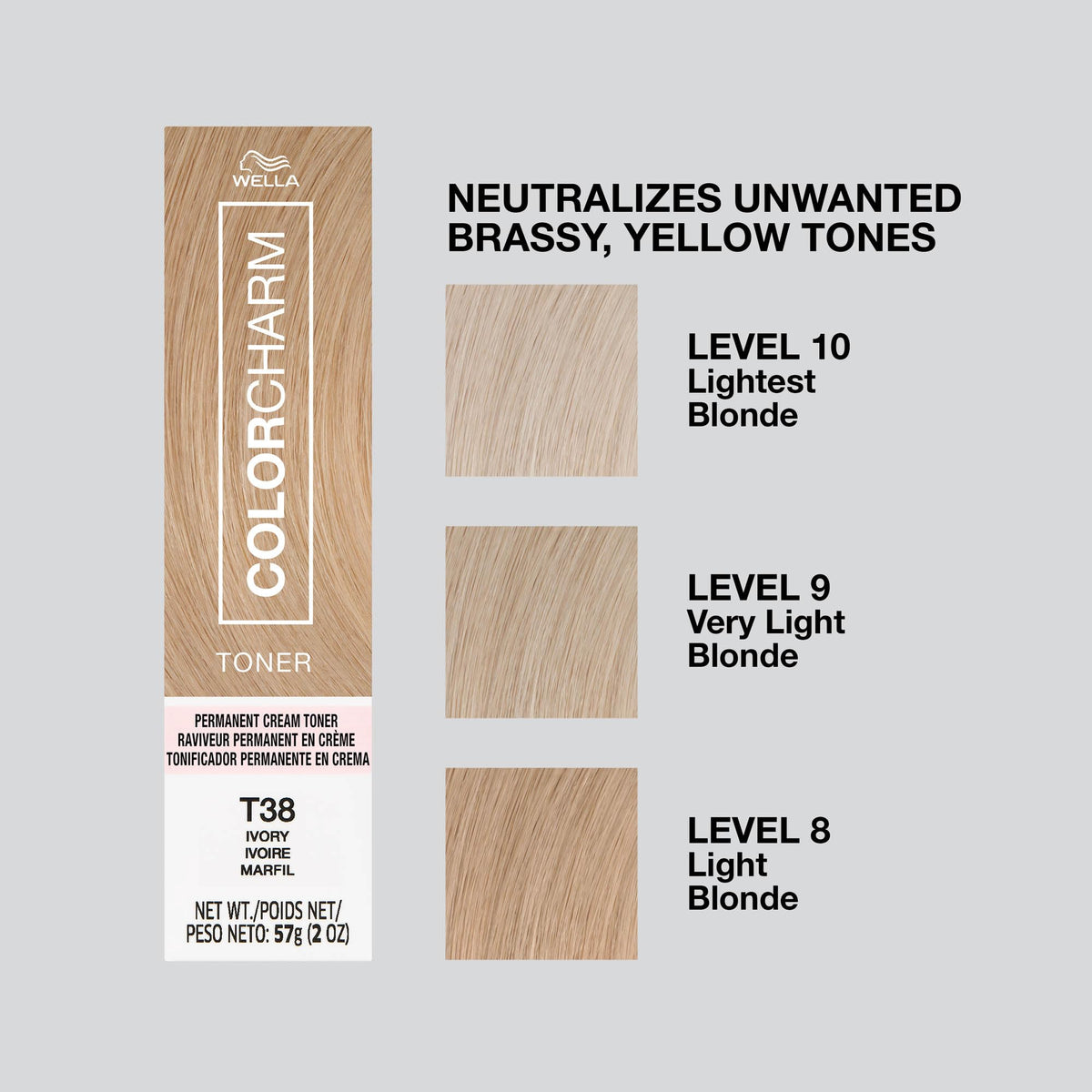 COLORCHARM in-salon stylist applying toner delivering even coverage benefit