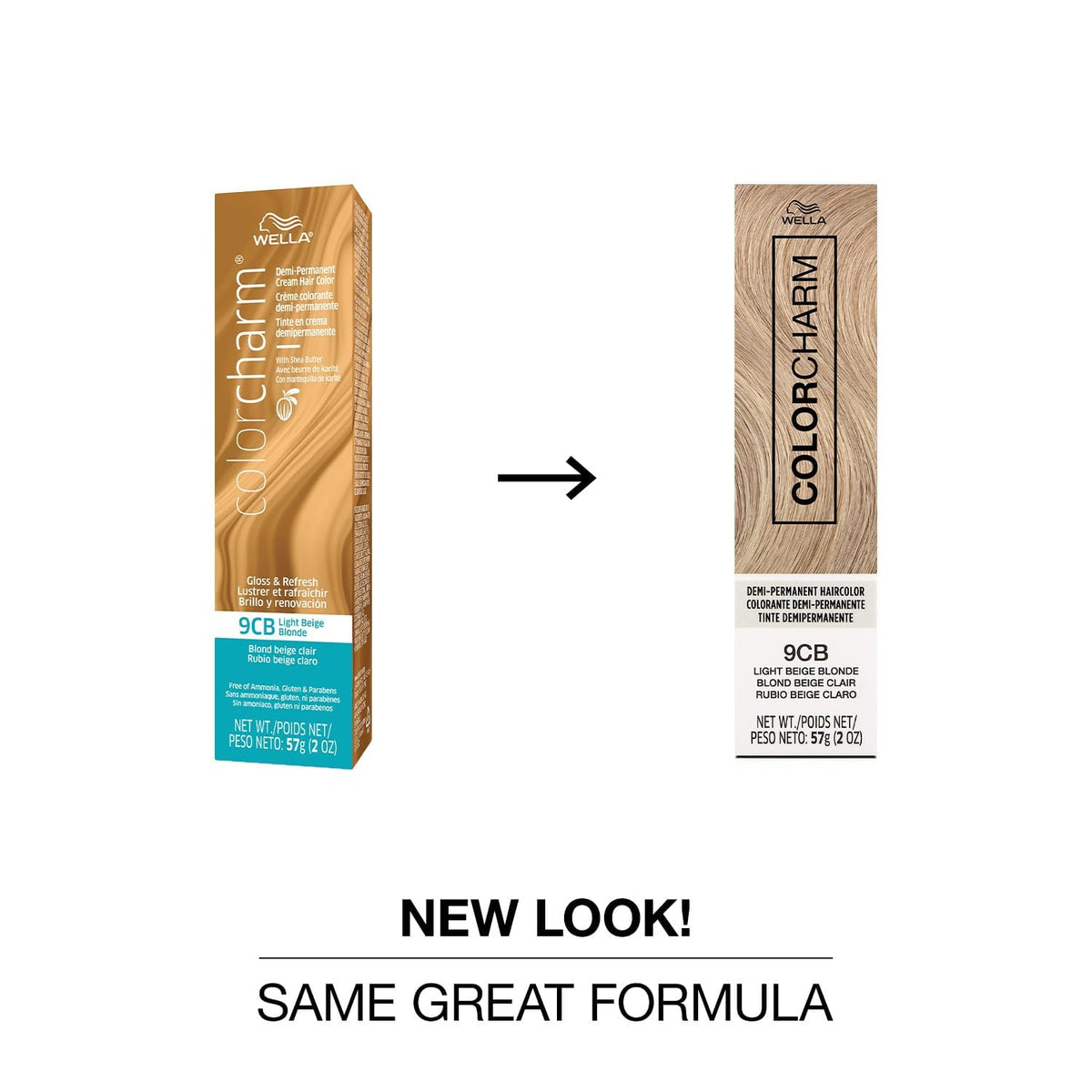 COLORCHARM close-up of creamy demi-permanent texture for gentle conditioning