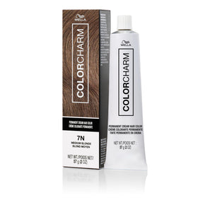 COLORCHARM front packaging showing 7N medium blonde and benefits