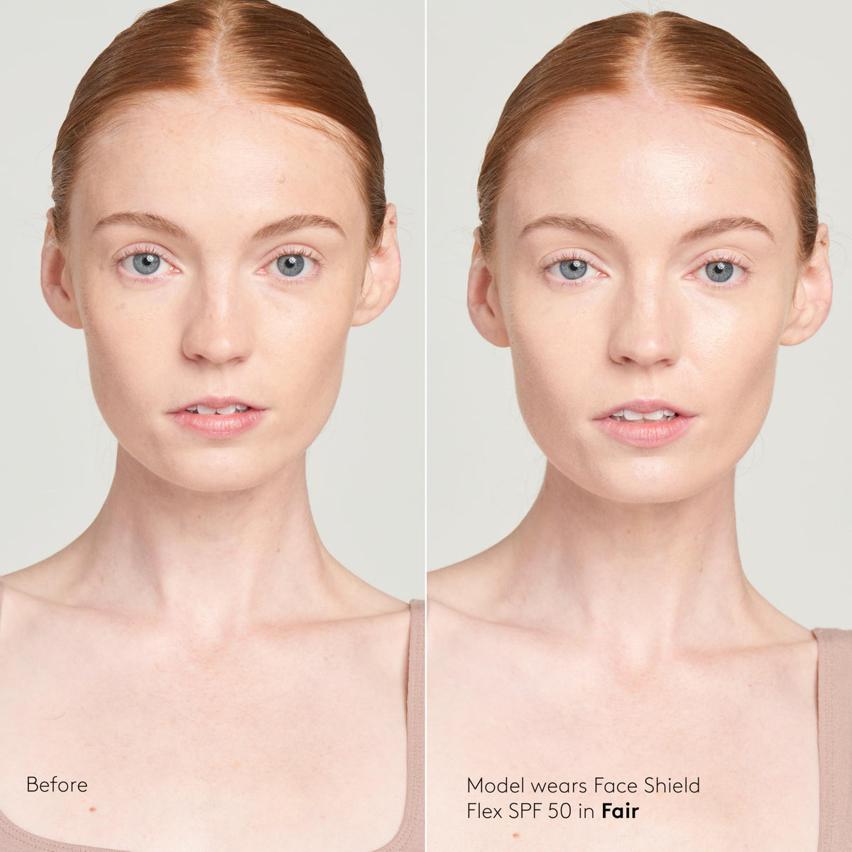 Colorescience applying Face Shield on hands demonstrating easy blending