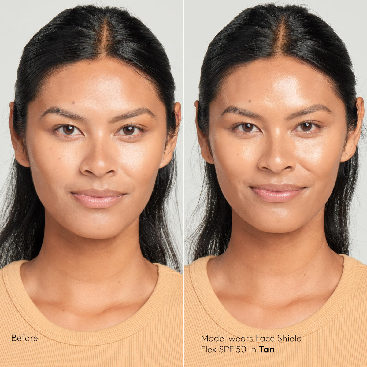 Colorescience product applied on hand and blended to tan for instant even tone